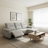 Hadris Fabric Recliner L-Shaped Sofa (Pet Friendly & Easy Clean) - Esteller