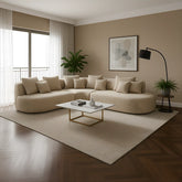 Oryx Fabric Corner Sofa (Sectional) (Pet Friendly & Easy Clean) - Esteller