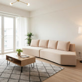 Taviel Fabric Sectional Sofa (Pet Friendly & Easy Clean) - Esteller