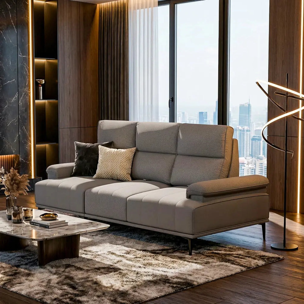 Orrian Fabric Adjustable Backrest Sofa (Pet Friendly & Easy Clean) - Esteller