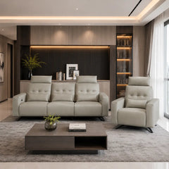 Orlora Genuine Leather Recliner Sofa MB