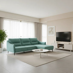 Corlan Fabric L-Shaped Sofa (Pet Friendly & Easy Clean) - Esteller