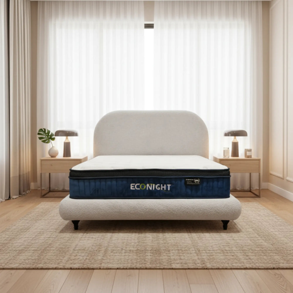Morven Fabric Bed Frame (Pet Friendly & Easy Clean) - Esteller