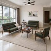 Ravelle Fabric Wooden Sofa