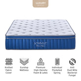 Somnuz® Roman Elegance 12 Inch Individual Pocketed Spring Mattress