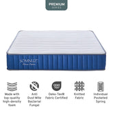 Somnuz® Roman Supreme 10 Inch Individual Pocketed Spring Mattress Somnuz