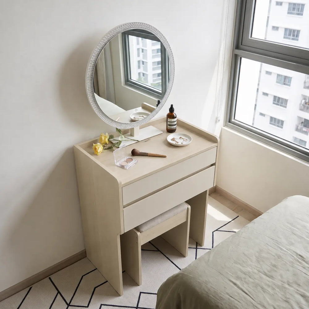 Evanto Dressing Table with Mirror WL