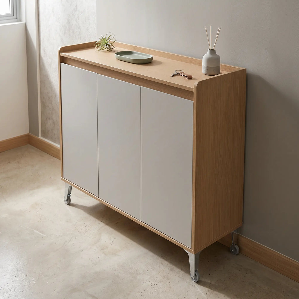 Giovaro 3 Door Shoe Cabinet WL