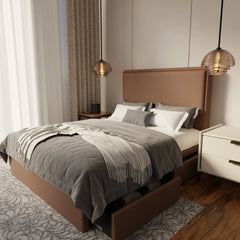 Shiro Fabric Drawer Bed Frame (Water Repellent & Pet friendly) by Somnuz KH