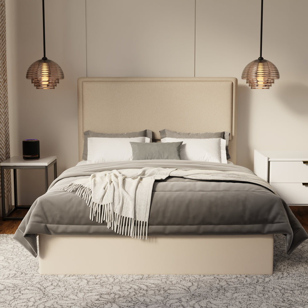 Shiro Fabric Drawer Bed Frame (Water Repellent & Pet friendly) by Somnuz KH