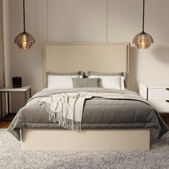 Shiro Fabric Drawer Bed Frame (Water Repellent & Pet friendly) by Somnuz KH