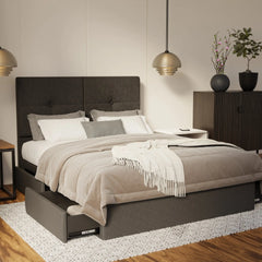 Rylan Fabric Drawer Bed Frame (Water Repellent & Pet Friendly) SSE