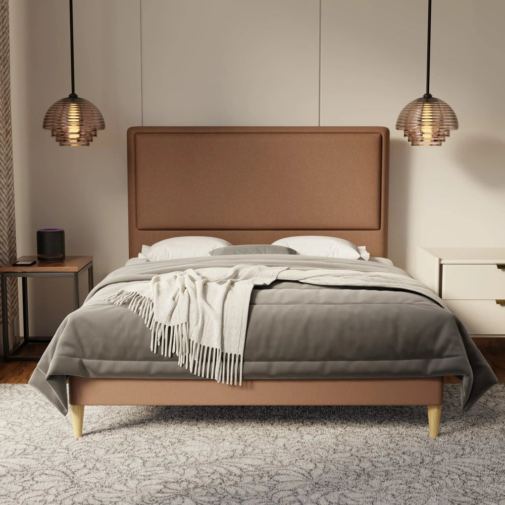 Shiro Fabric Bed Frame (Water Repellent & Pet friendly) by Somnuz KH
