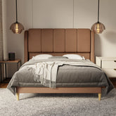 Brinley Fabric Bed Frame (Water Repellent & Pet friendly) by Somnuz KH