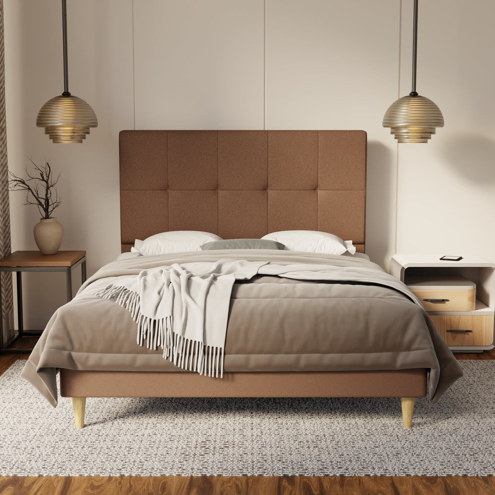 Marlowe Fabric Bed Frame (Water Repellent & Pet friendly) By Somnuz SSE