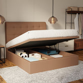 Endora Fabric Storage Bed Frame (Water Repellent & Pet Friendly) by Somnuz