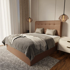 Endora Fabric Storage Bed Frame (Water Repellent & Pet Friendly) by Somnuz KH