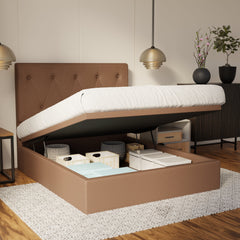 Valen Fabric Storage Bed Frame (Water Repellent & Pet Friendly) By Somnuz SSE