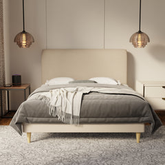 Vintaro Fabric Bed Frame (Water Repellent & Pet friendly) by Somnuz KH