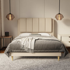 Asteron Fabric Bed Frame (Water Repellent & Pet friendly) by Somnuz KH