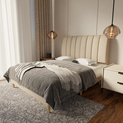 Trevino Fabric Bed Frame (Water Repellent & Pet friendly) by Somnuz KH