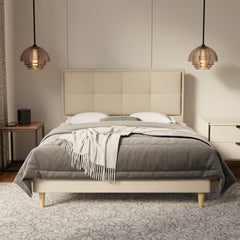 Solvane Fabric Bed Frame (Water Repellent & Pet friendly) by Somnuz KH