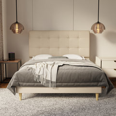 Endora Fabric Bed Frame (Water Repellent & Pet friendly) by Somnuz KH