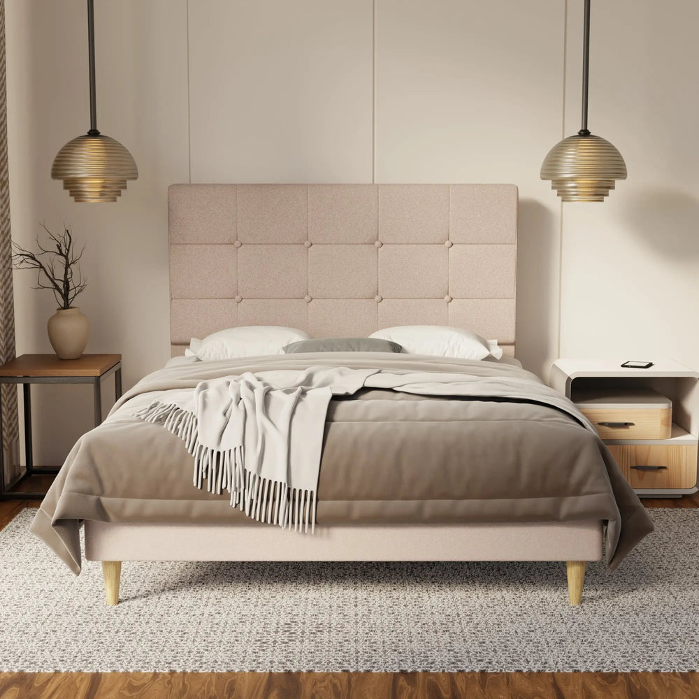 Theron Fabric Bed Frame (Water Repellent & Pet friendly) SSE