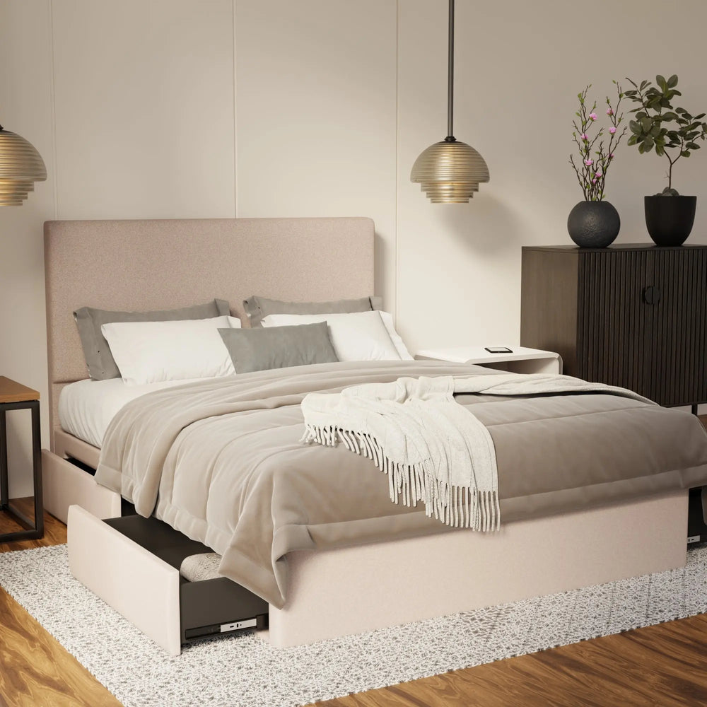 Kira Fabric Drawer Bed Frame (Water Repellent & Pet Friendly) SSE