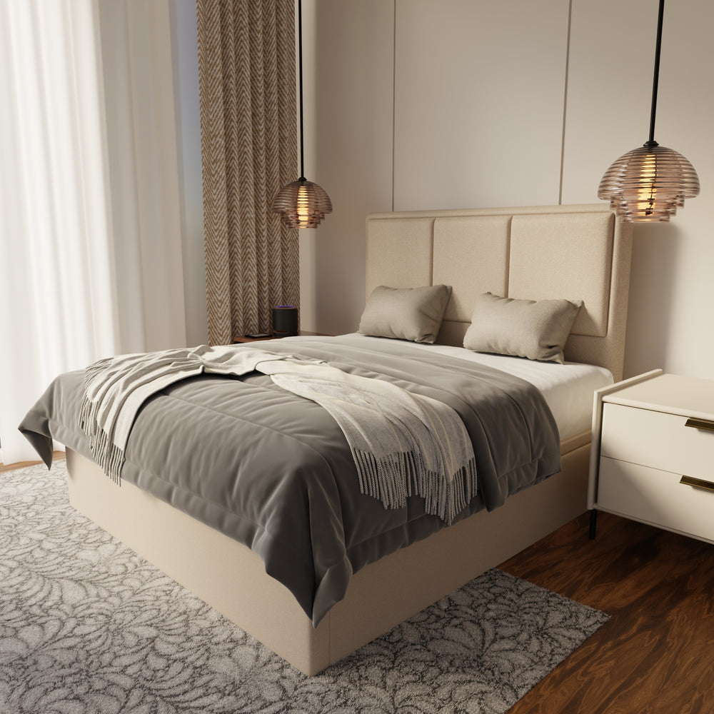 Velmira Fabric Storage Bed Frame (Water Repellent & Pet Friendly) by Somnuz KH