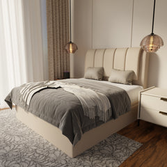 Asteron Fabric Storage Bed Frame (Water Repellent & Pet Friendly) by Somnuz KH