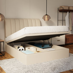 Trevino Fabric Storage Bed Frame (Water Repellent & Pet Friendly) by Somnuz KH