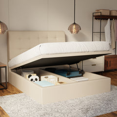 Endora Fabric Storage Bed Frame (Water Repellent & Pet Friendly) by Somnuz KH