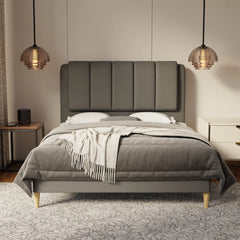 Asteron Fabric Bed Frame (Water Repellent & Pet friendly) by Somnuz KH