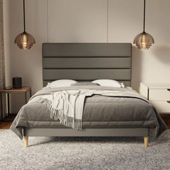 Corlune Fabric Bed Frame (Water Repellent & Pet friendly) by Somnuz KH