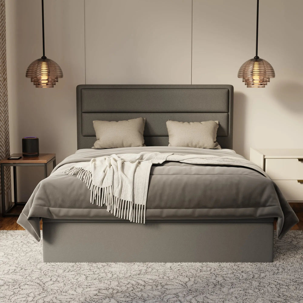 Zorvain Fabric Storage Bed Frame (Water Repellent & Pet Friendly) by Somnuz KH