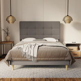 Theron Fabric Bed Frame (Water Repellent & Pet friendly) By Somnuz SSE