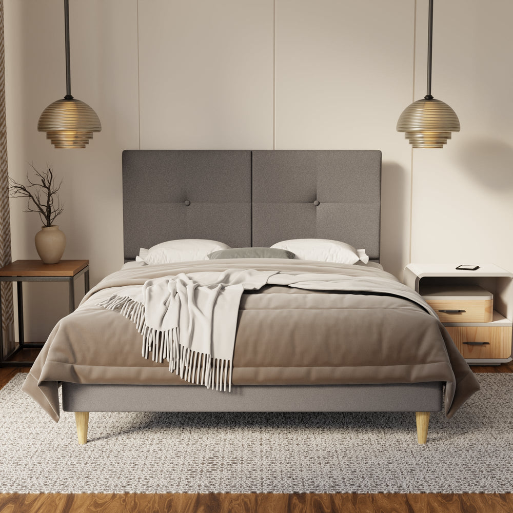 Rylan Fabric Bed Frame (Water Repellent & Pet friendly) By Somnuz SSE