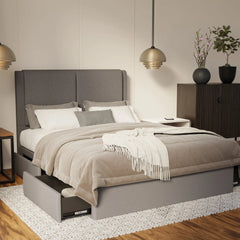 Vance Fabric Drawer Bed Frame (Water Repellent & Pet Friendly) SSE