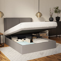 Vance Fabric Storage Bed Frame (Water Repellent & Pet Friendly) SSE