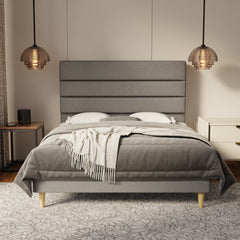 Corlune Fabric Bed Frame (Water Repellent & Pet friendly) by Somnuz KH