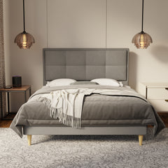 Solvane Fabric Bed Frame (Water Repellent & Pet friendly) by Somnuz KH
