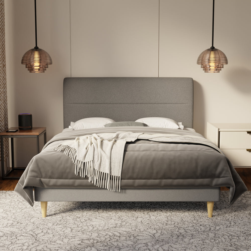 Lysara Fabric Bed Frame (Water Repellent & Pet friendly) by Somnuz KH