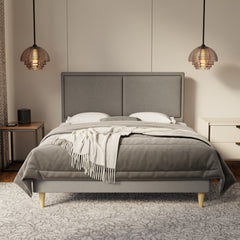 Bravelle Fabric Bed Frame (Water Repellent & Pet friendly) by Somnuz KH