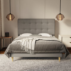 Endora Fabric Bed Frame (Water Repellent & Pet friendly) by Somnuz KH