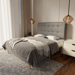 Endora Fabric Bed Frame (Water Repellent & Pet friendly) by Somnuz KH