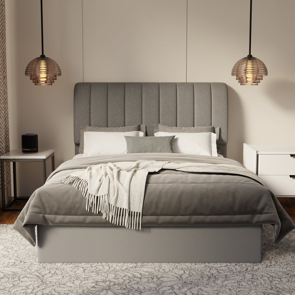 Kuro Fabric Drawer Bed Frame (Water Repellent & Pet friendly) by Somnuz KH