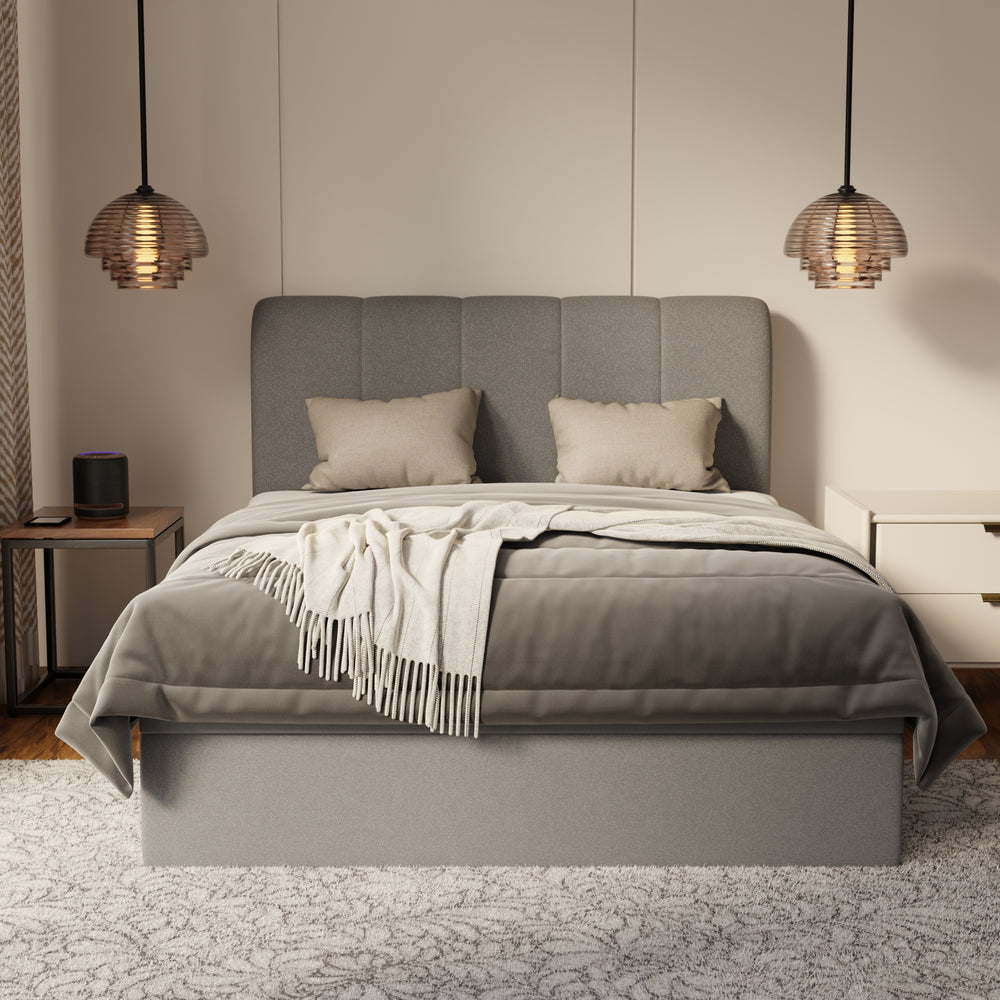 Caldrin Fabric Storage Bed Frame (Water Repellent & Pet Friendly) by Somnuz KH