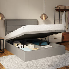 Zorvain Fabric Storage Bed Frame (Water Repellent & Pet Friendly) by Somnuz KH