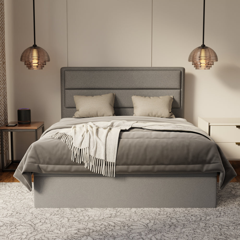 Zorvain Fabric Storage Bed Frame (Water Repellent & Pet Friendly) by Somnuz KH